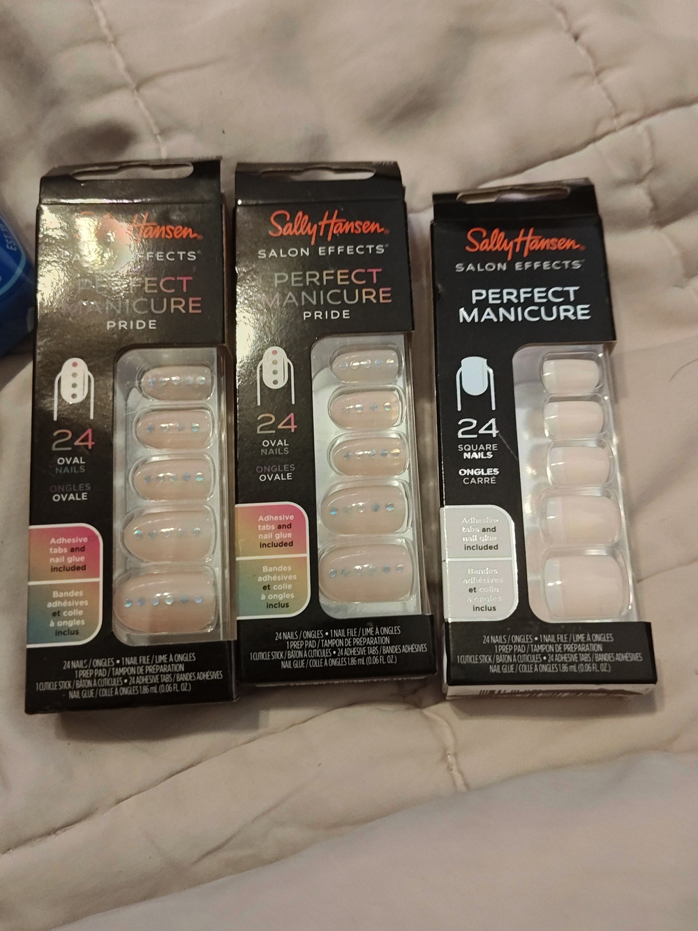 Sally Hansen Perfect Manicure Press-On Nails - Neutral 3, Pack New